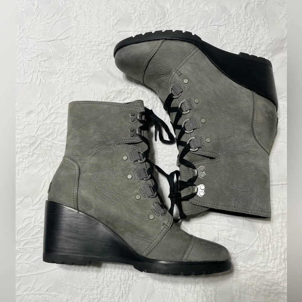 NWOB Sorel Womens After Hours Lace Up Boots Size 10